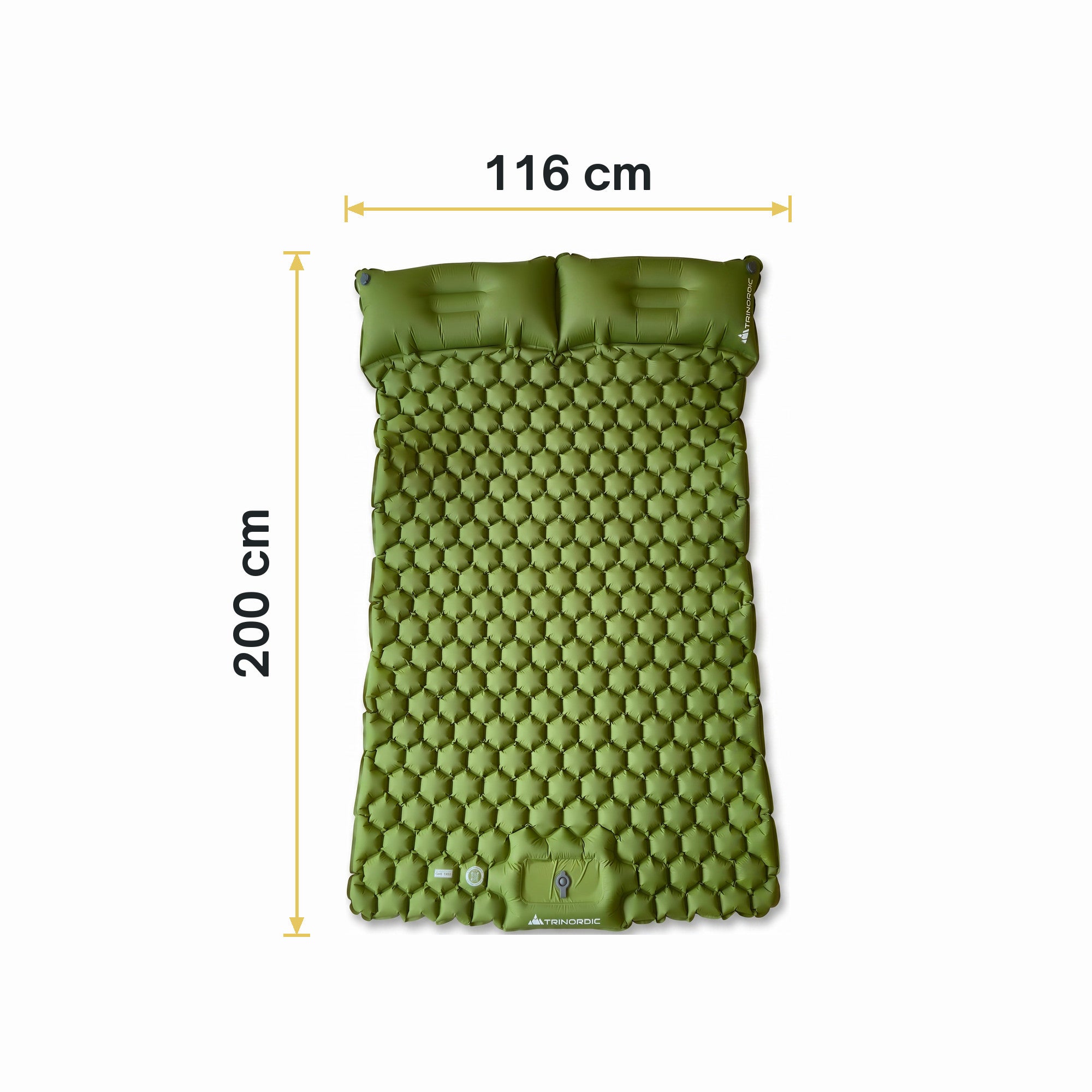 Vestra 2P – Lightweight Double Sleeping Pad with Foot Pump