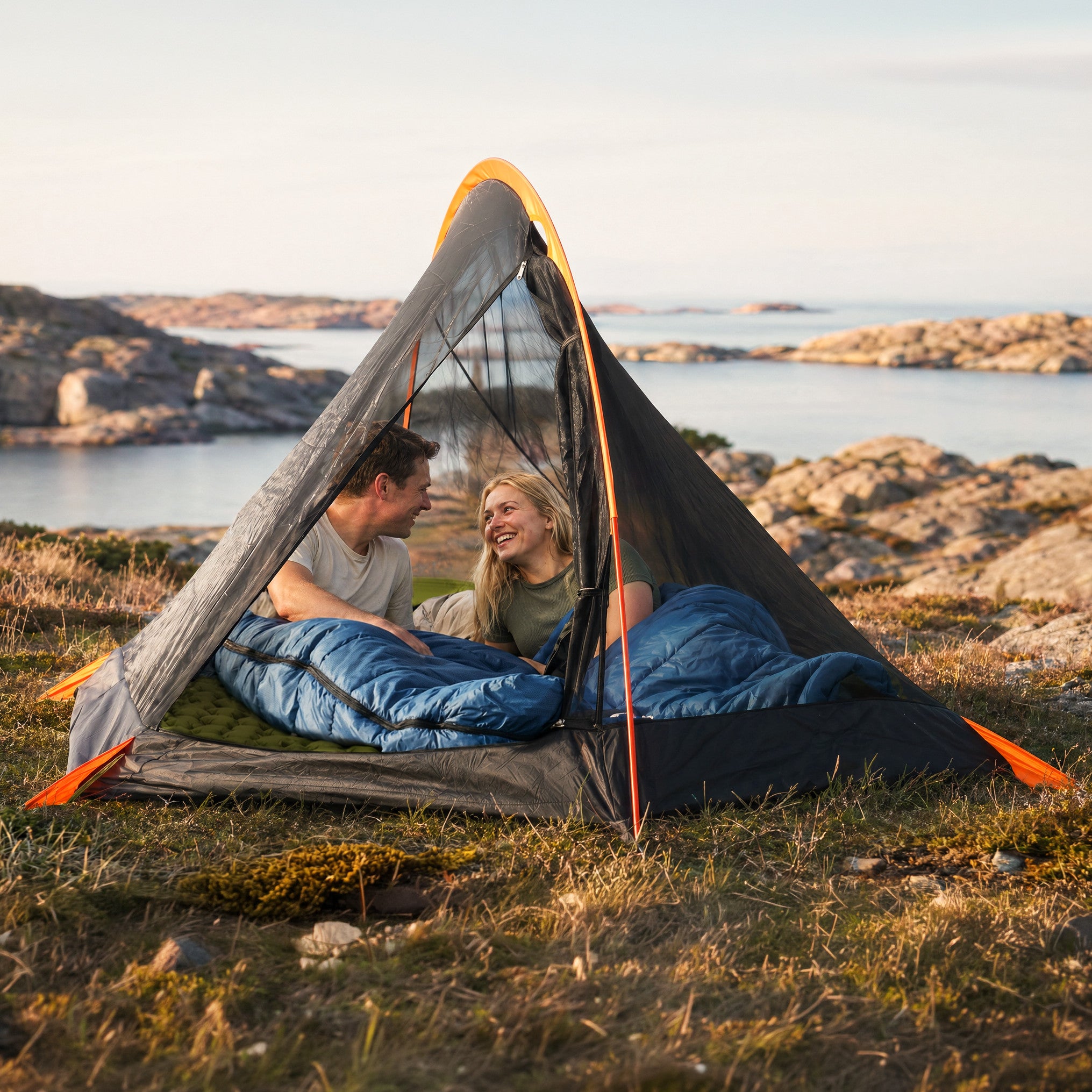 Vestra 2P – Lightweight Double Sleeping Pad with Foot Pump